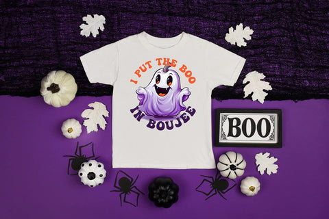 Halloween PNG Sublimation | I Put the Boo in Boujee Sublimation CraftLabSVG 