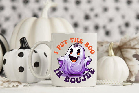 Halloween PNG Sublimation | I Put the Boo in Boujee Sublimation CraftLabSVG 