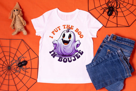 Halloween PNG Sublimation | I Put the Boo in Boujee Sublimation CraftLabSVG 