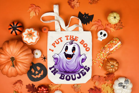 Halloween PNG Sublimation | I Put the Boo in Boujee Sublimation CraftLabSVG 