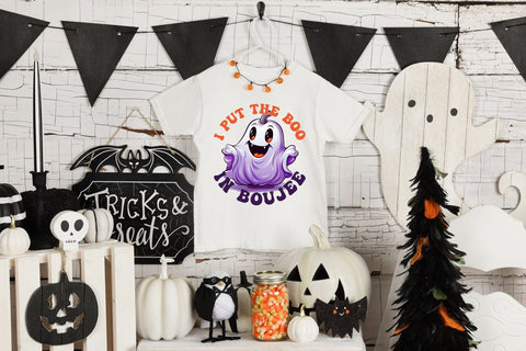 Halloween PNG Sublimation | I Put the Boo in Boujee Sublimation CraftLabSVG 