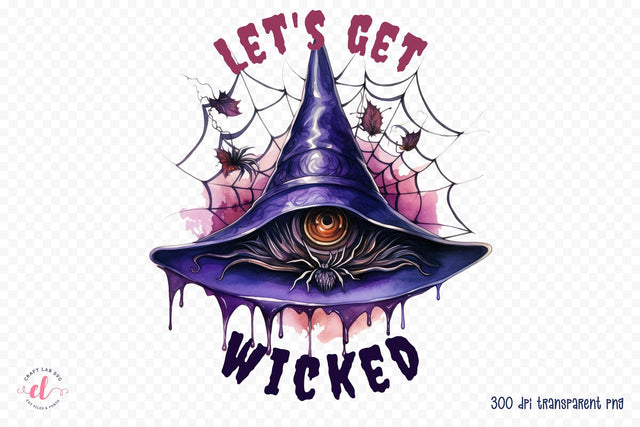 Halloween PNG Sublimation | Let's Get Wicked Sublimation CraftLabSVG 