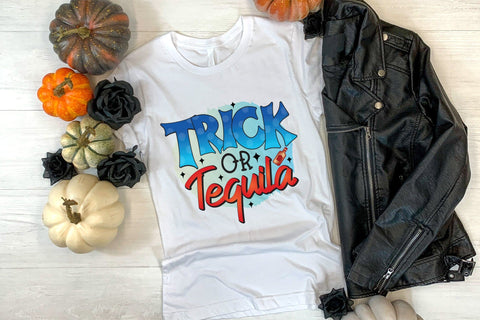 Halloween PNG Sublimation | Trick or Tequila Sublimation CraftLabSVG 