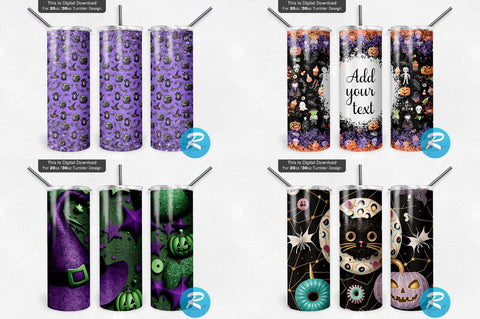 Halloween Png Tumbler Bundle Sublimation Regulrcrative 
