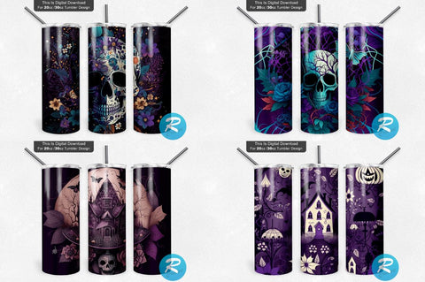 Halloween Png Tumbler Bundle Sublimation Regulrcrative 