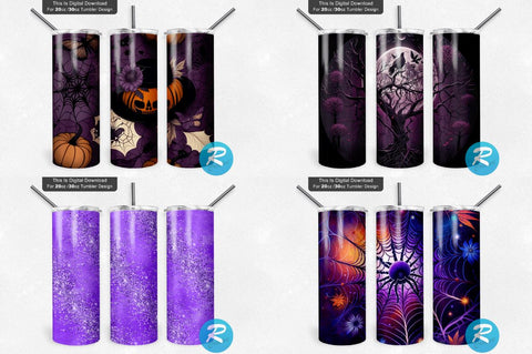 Halloween Png Tumbler Bundle Sublimation Regulrcrative 