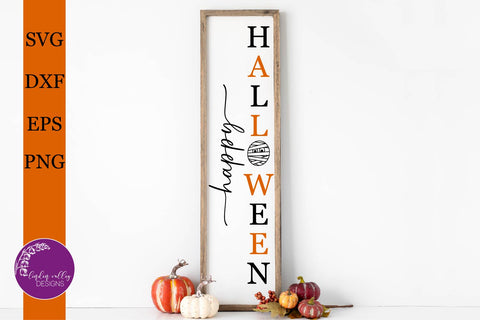 Halloween Porch Sign Bundle-Halloween Vertical Sign SVG Bundle SVG Linden Valley Designs 