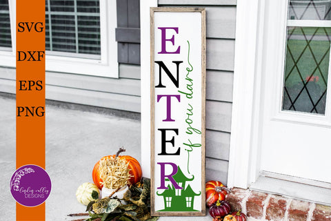 Halloween Porch Sign Bundle-Halloween Vertical Sign SVG Bundle SVG Linden Valley Designs 
