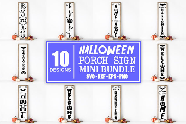 Halloween Porch Sign Bundle Sign Halloween SVG Halloween Sign Svg Halloween Porch Sign Svg Halloween Farmhouse Svg Farmhouse Sign Halloween SVG Whistlepig Designs 
