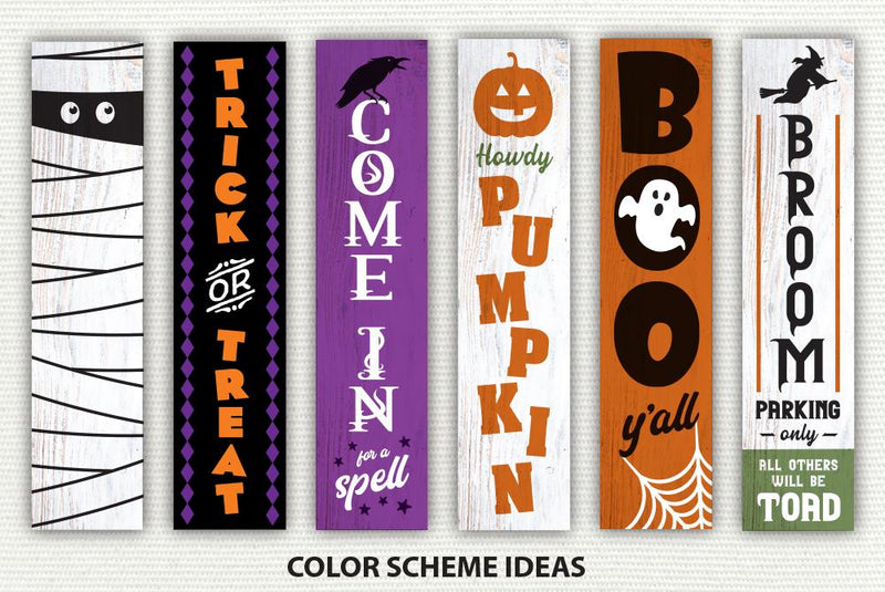 Halloween Porch Sign Bundle 