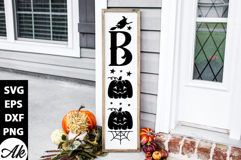 Halloween Porch Sign SVG Bundle Cut File - So Fontsy