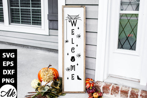 Halloween Porch Sign SVG Bundle Cut File SVG akazaddesign 