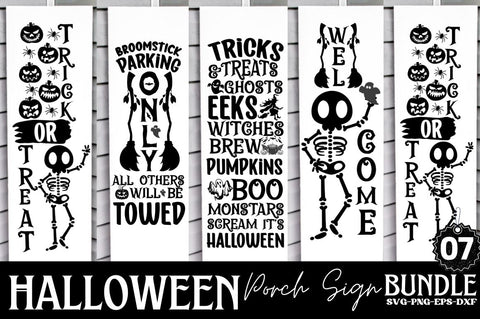 Halloween Porch Sign Svg Bundle, Welcome Sign Svg SVG DESIGNISTIC 