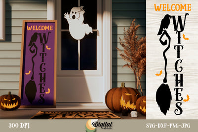 Halloween Porch Sign | SVG Design | Welcome SVG Evgenyia Guschina 