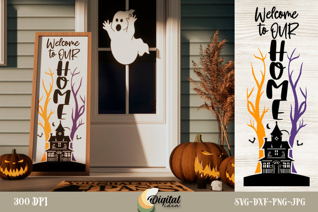 Halloween Porch Sign | SVG Design | Welcome SVG Evgenyia Guschina 