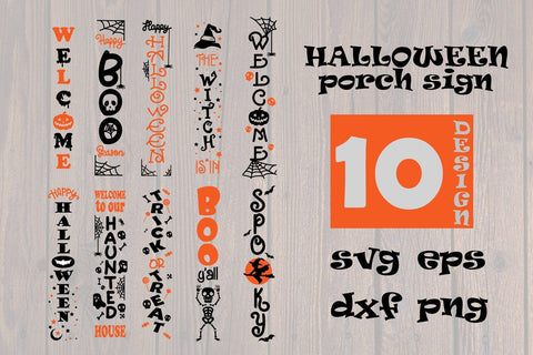 Halloween porch sign SVG, DXF, EPS, PNG SVG dadan_pm 