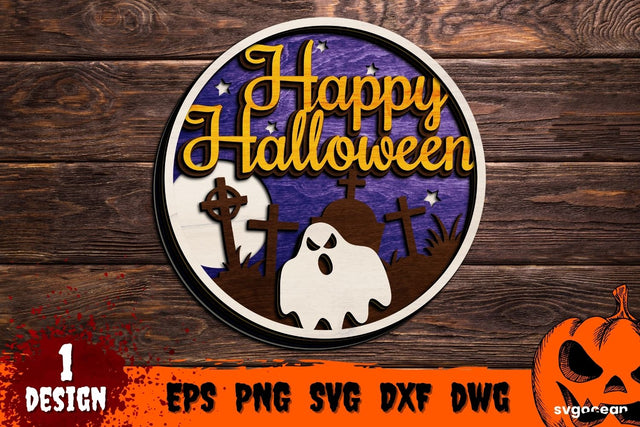 Halloween Porch Sign Svg | Laser Cut | Door hanger SVG SvgOcean 