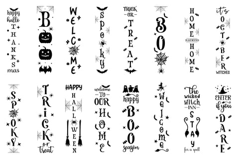 Halloween Porch Signs SVG Bundle SVG Regulrcrative 