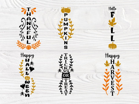 Halloween Porch SVG Bundle, Fall Porch Sign Svg SVG TonisArtStudio 