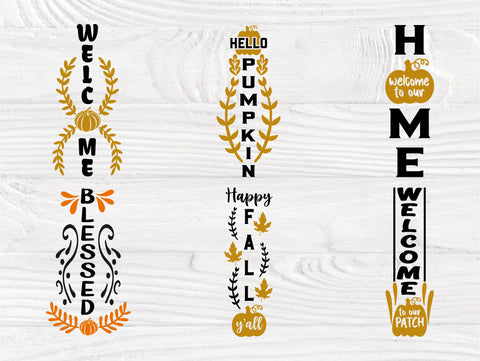 Halloween Porch SVG Bundle, Fall Porch Sign Svg SVG TonisArtStudio 
