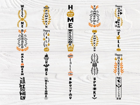 Halloween Porch SVG Bundle, Fall Porch Sign Svg SVG TonisArtStudio 