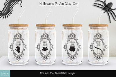 Halloween Potion Labels For Glass Can Sublimation Sublimation Kseniia designer 