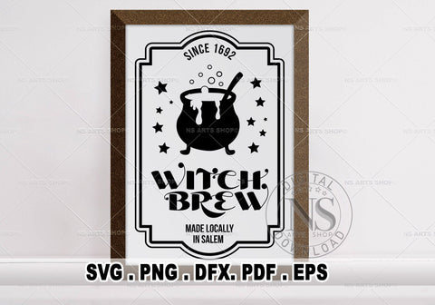 Halloween Potion Labels SVG Bundle, witch svg, withcy svg, Halloween svg SVG NS Arts Shop 