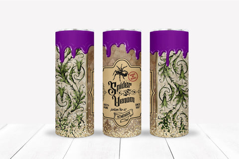 Halloween Potion Tumbler Wrap Halloween Tumbler Design PNG Sublimation OrangeBrushStudio 