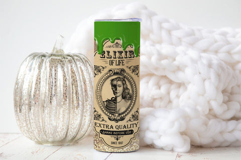 Halloween Potion Tumbler Wrap Skinny Tumbler Sublimation PNG Sublimation OrangeBrushStudio 