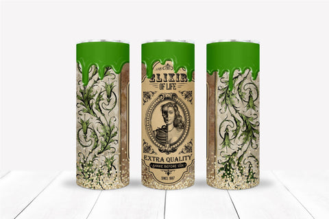 Halloween Potion Tumbler Wrap Skinny Tumbler Sublimation PNG Sublimation OrangeBrushStudio 