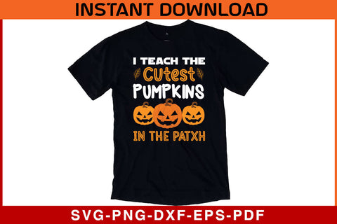 Halloween Pre-K Teacher Cutest Pumpkins SVG PNG PDF Cut File SVG SVG Print File 