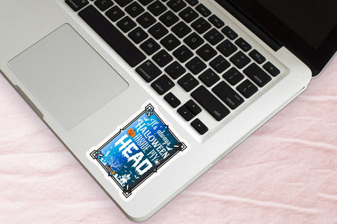 Halloween Printable Sign Stickers Bundle Sublimation Regulrcrative 