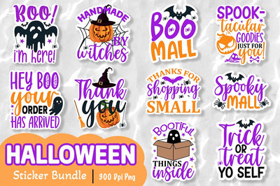 Halloween Printable Sticker Bundle Sublimation Regulrcrative 