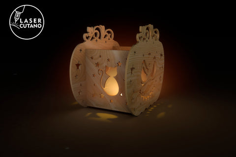 HALLOWEEN PUMPKIN BUNDLE, Lantern, Candle Holder SVG LaserCutano 