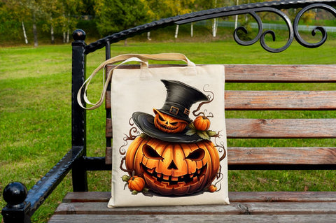 Halloween Pumpkin Clipart Bundle Sublimation Regulrcrative 