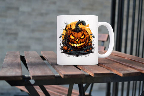 Halloween Pumpkin Clipart Bundle Sublimation Regulrcrative 