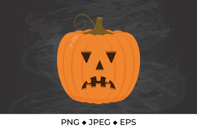 Halloween pumpkin face. Angry Jack-o'-Lantern Sublimation LaBelezoka 