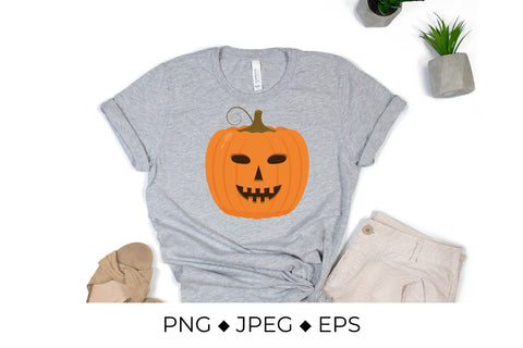 Halloween pumpkin face. Smiling Jack o Lantern sublimation design Sublimation LaBelezoka 