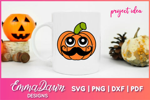 Halloween Pumpkin Face SVG Bundle SVG Emma Dawn Designs 