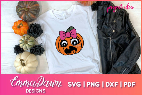 Halloween Pumpkin Face SVG Bundle SVG Emma Dawn Designs 
