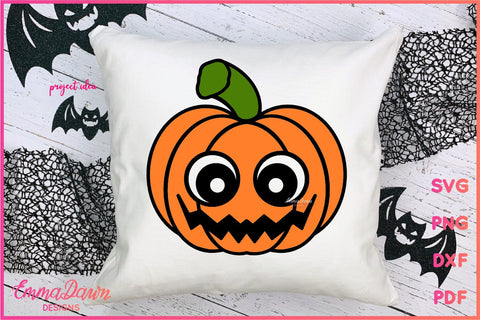 Halloween Pumpkin Face SVG Bundle SVG Emma Dawn Designs 