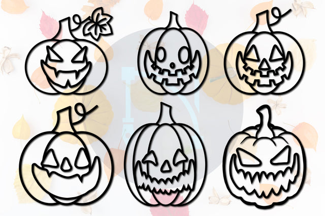 Halloween Pumpkin Face SVG bundle SVG MD JOYNAL ABDIN 