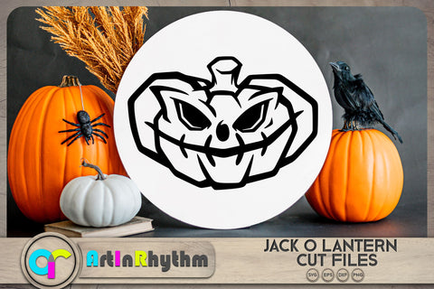 Halloween pumpkin face SVG / Jack o lantern SVG SVG Artinrhythm shop 