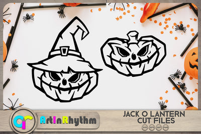Halloween pumpkin face SVG / Jack o lantern SVG SVG Artinrhythm shop 