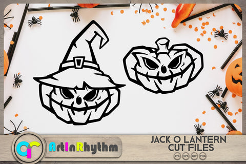 Halloween pumpkin face SVG / Jack o lantern SVG SVG Artinrhythm shop 