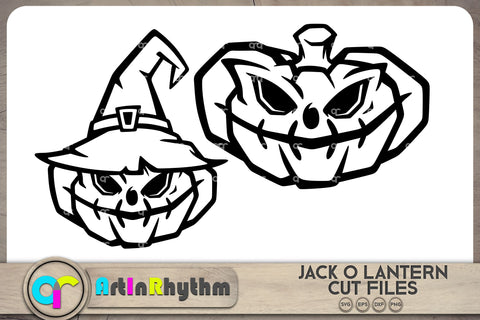 Halloween pumpkin face SVG / Jack o lantern SVG SVG Artinrhythm shop 