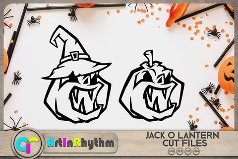 Halloween pumpkin faces SVG SVG Artinrhythm shop 