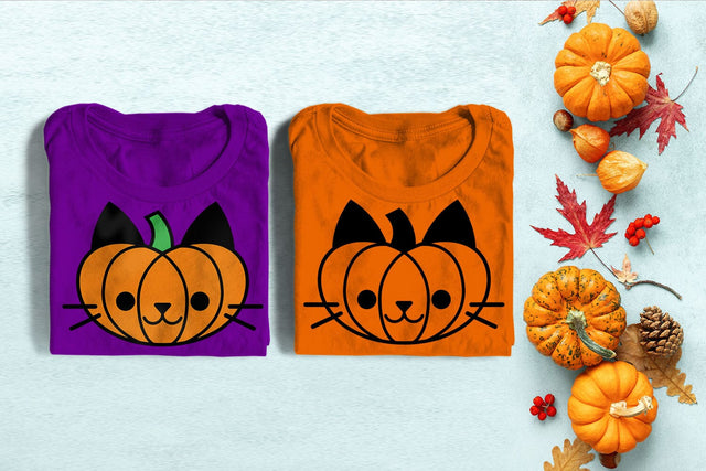 Halloween Pumpkin Kitty SVG SVG Risa Rocks It 