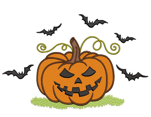 Halloween Pumpkin Machine Embroidery Design Embroidery/Applique DESIGNS Nino Nadaraia 