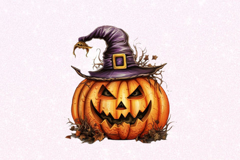 Halloween Pumpkin Magic Clipart Sublimation Regulrcrative 